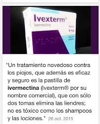 Se le administraba una dosis más de ivermectina a los niños que. Facebook