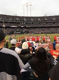 Ringcentral Coliseum Section 143 Home Of Oakland Raiders