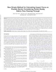 Free recessed lighting calculators with paper. Pdf New Simple Method For Calculating Impact Force On Flexible Barrier Considering Partial Muddy Debris Flow Passing Through