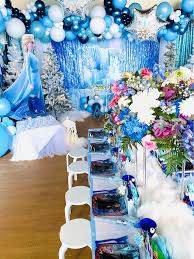See more ideas about frozen decorations, frozen theme party, frozen bday party. Disney Frozen Themed Party Pretty My Party Party Ideas