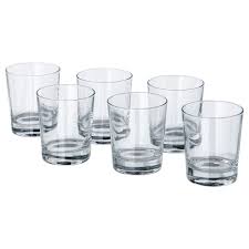 Rp 49.900 / 4 pieces. Godis Glass Clear Glass Height 4 Package Quantity 6 Pack Ikea Glassware Glass Clear Glass