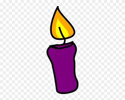 Candlestick brass advent candle lighting, candle transparent background png clipart. Purple Advent Candle Clipart Free Transparent Png Clipart Images Download