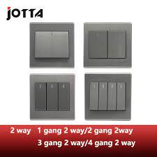 Maybe you would like to learn more about one of these? Luxury Wall Switch Panel Light Switch 1 Gang 2 Way 2 Gang 2 Way Push Button 16a 110 250v 220v 1 Gang 2 Way 1 Gangswitch Panel Aliexpress