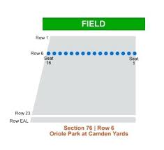Oriole Park Seating Map Ericaswebstudio Com