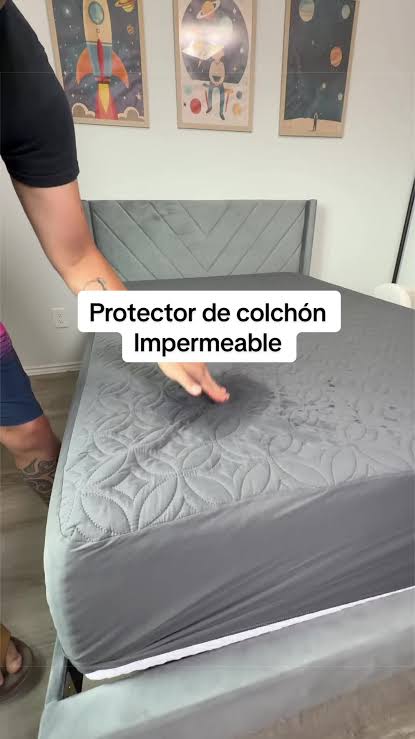 Protector de colchón impermeable queen y king lavable
