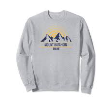 Amazon Com Mount Katahdin Maine Outdoors Hiking Shirt Clothing