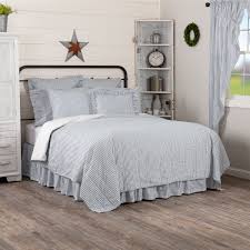 40 bed ticking fabric ranked in order of popularity and relevancy. King Vhc Brands Farmhouse Bedding Sawyer Mill Ticking Stripe Sham Charcoal Bedding Linen Home Urbytus Com