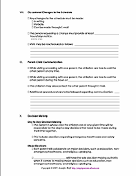 A collection of english esl worksheets for home learning, online practice, distance learning and english classes to teach about planning, planning. 4 Free Printable Forms For Single Parents Parenting Plan Worksheet Parenting Contract Parenting Plan