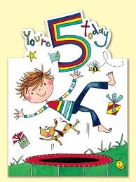 Birthday Images For Kids Boy Rachel Ellen Age 5 Boy On Trampoline Birthday Card Rachel Ellen Designs Http Www Amazon Co Uk Dp B00bilbfuy Re Szuletesnapi Udvozlolapok Szuletesnap