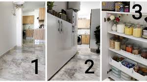 استغلال المساحة الضيقة في المطبخ ببلاكار خشبي صغير للتنظيم In 2021 Home Home Decor Decor