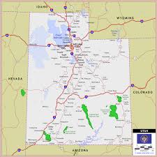 Utah Highway Map World Sites Atlas State Map Utah