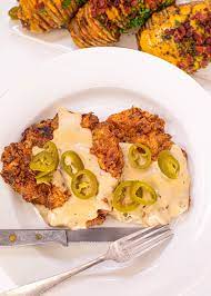 Mac and cheddar cheese with chicken and broccoli. Rachael Ray Show Chicken Fried Steak And Gravy Gets Some Texas Spice Plus A Side Of Cheesy Bacon Studded Hasselback Potatoes Recipe Https Rach Tv 38og4jj Facebook