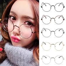 Hot Retro Oversized Korean Round Glasses Frame Clear Lens Women Men Go Eosegal Eyeglasses Frames For Women Round Glasses Frames Eyeglass Frames For Men