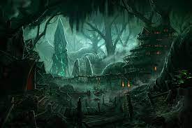 See more ideas about fantasy landscape, scenery, fantasy places. Fantasy Forest Night Village Hd Wallpaper Wallpaperbetter