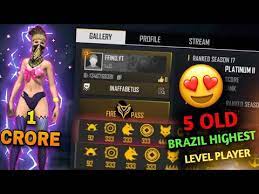 Tsg jash is one of the best free fire players out there and is in t top 1% of the world. 5 Old Brazil Highest Level Player In Free Fire Youtube