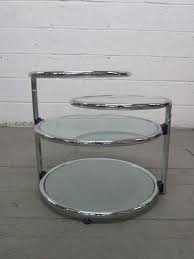 3 Tier Round Glass Chrome Occasional Coffee End Table Modern Coffee Table Pictures Round Glass Coffee Table Round Black Coffee Table