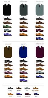 suit shoe color matching chart in 2019 suit shoes mens