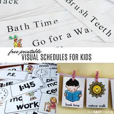 Free Visual Schedule Printables To Help Kids With Daily