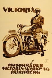 Ludwig Hohlwein Ad For Victoria Motorcycles Fahrrad Poster Retro Poster Ludwig