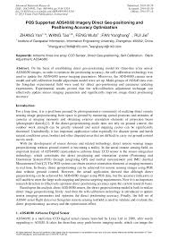 Panduan membuat semakan online pdrm untuk semak repot polis, saman trafik dan pengambilan jawatan pdrm. Pos Supported Ads40 80 Imagery Direct Geo Positioning And Positioning Accuracy Optimization Scientific Net