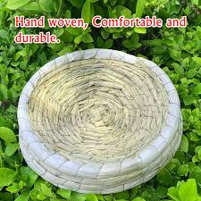 C-DARRY Bird House Hand Woven Bird Nest Natural Straw Pigeon Nesting House  Cage for Small Animals Hatch Cage for Pigeon Dove Rabbits Hamster Guinea  Pig Gerbil Chinchillas : Buy Online at Best