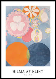 When hilma af klint had completed the works for the temple, the spiritual guidance ended. Hilma Af Klint The Ten Largest Childhood No 2 Poster