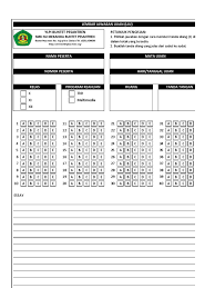 Cara menjawab soal pilihan ganda di word. Lembar Jawaban Ujian