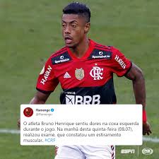 Enjoy the videos and music you love, upload original content, and share it all with friends, family, and the world on youtube. Fox Sports Brasil De On Twitter Bruno Henrique Com Lesao Vai Fazer Muita Falta Ao Flamengo