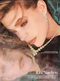 1988 BLACK STARR & FROST Diamonds Fine Jewelry Vintage PRINT AD