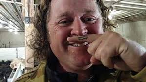 Hey, Spike! enjoys learning about Keystone's Blue Ribbon Bacon Fest