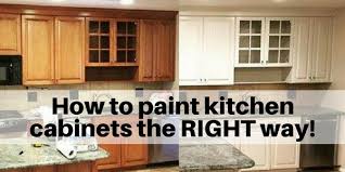 Before you begin repainting, first analyze the bones of your existing cabinets to make sure they are chipping or cracked wood or water damage are warning signs that they might need to be replaced, not just repainted. How To Paint Cabinets The Right Way The Flooring Girl