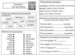 Evaluation Sur Les Synonymes