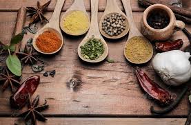 Spices By Hitdelight Various Of Spices On Wooden Table Hitdelight Spices Spices Table