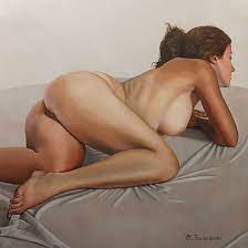 Amazon.com: Nude in Prone : Mickey Frome: Collectibles & Fine Art