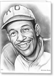 Satchel Paige Greeting Cards for Sale