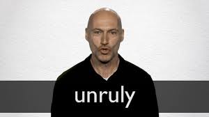 Not restrained by or under the control of legal authority. Unruly Synonyms Collins English Thesaurus
