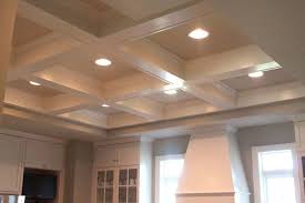 Jill S Kitchen White Marble Stained Island Cream Painted Glass Front Cabinets Polish Silver Hardwar Glass Front Cabinets Coffered Ceiling Ceiling Beams