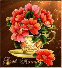 ♡ good morning my love. Morning Flowers Gifs Tenor