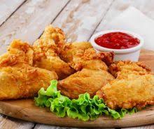 Une Recette Simple De Casserole De Poulet Cremeux Ail Et Citron Recipe Garlic Chicken Wings Recipe Fried Garlic Chicken Wings Kfc Style Chicken