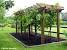 Homemade Backyard Grape Trellis