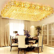 Possini euro planetarium 21 wide white fabric ceiling light. Contemporary Led Crystal Ceiling Light Square Led Flush Mount Lighting Dining Room Hotel Lobby