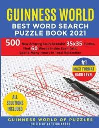 When looking up something online, your choice of search engines can impact what you find. Guinness World Best Word Search Puzzle Book 2021 1 Maxi Format Hard Level 500 New Amazing