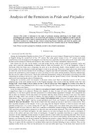 The story follows the main character elizabeth bennet as she deals with issues of manners, upbringing, morality, education an. Pdf Analysis Of The Feminism In Pride And Prejudice Raiana Jasper Academia Edu