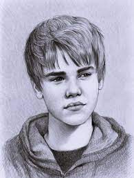 40 God Level Celebrity Pencil Drawings Bored Art Justin Bieber Sketch Portrait Sketches Justin Bieber