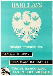Barclays is the leader among the foreign banks operating in spain. Sold Price Advertising Poster Barclays Bank Boycott Apartheid Spain Anarchist April 6 0120 3 00 Pm Bst