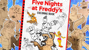 Animatronics of all parts of fnaf. Security Breach Characters In The Upcoming Fnaf Coloring Book Fandom