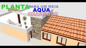 Planta 3d Para Meia Agua Charmoso Youtube