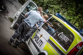 Alkohol og narkotika det viste seg at bilfører blåste. Politiets Fellesforbund