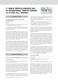 Henryk samsonowicz przyszedł na świat 23 stycznia 1930 roku w warszawie. Pdf Demographic Clinical And Diagnostic Description Of Tinnitus S Patients Diagnosed In Buenos Aires British Hospital 2013 2016 Retrospective Study Binetti A C Castillo M Bustamante M Ricardo A Varela A Ent Department Buenos Aires