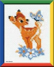 Verrückt kreuzstich buchstaben vorlagen gratis : Zahlmuster Riolis Kreuzstich Set Bambi